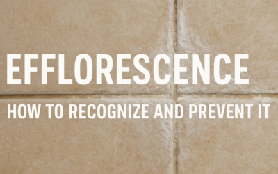 Efflorescence: How to recognize and prevent it